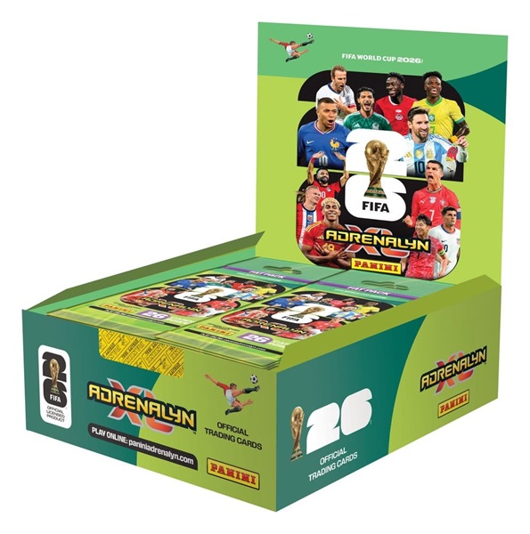 Panini Adrenalyn  : Fifa World Cup 2026 Value Pack  Fat Pack  Booster Display   Box Med 10 Pakker