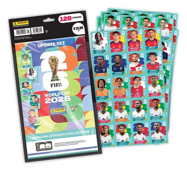 Panini Fodbold-stickers Klisterm 195 166 Rker: Fifa World Cup 2026 Update Set