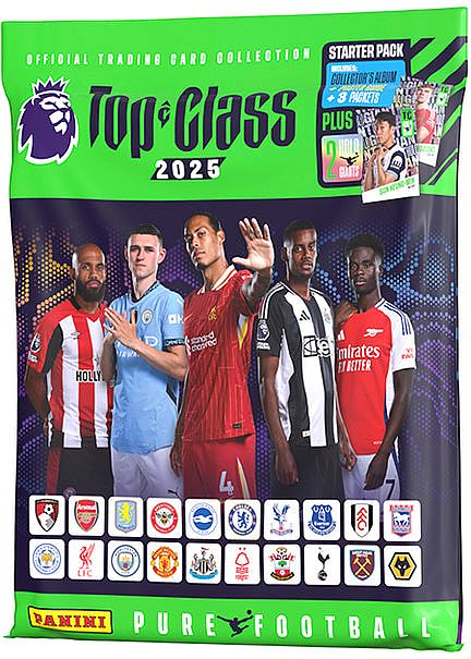 Panini Football Top Class: Premier League 2025 Starters 195 166   Mappe    Holo Giants     Boosters