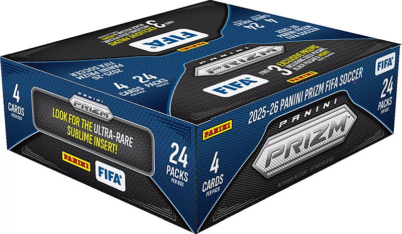 Panini Soccer Prizm Fifa 2025-26 Retail Booster Box   Box Med 24 Pakker