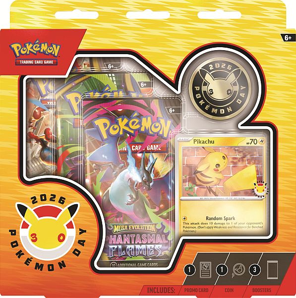 Pokemon Blister Pack Pokemon Day 2026 Collection Blister: Pikachu    Boosters