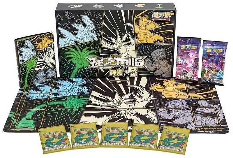 Pokemon Box  Kinesisk Chinese  Sword   Shield: Return Of The Dragon Gift Box Ultra Necrozma