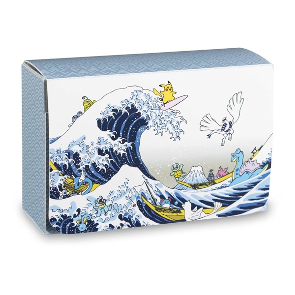 Pokemon Deck Box Great Wave  Pikachu   Friends  Pok 195 169 Mon Center Double Deck Box