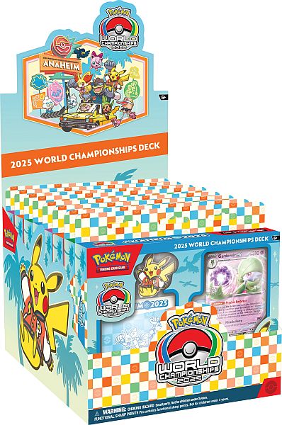 Pokemon Deck 2025 World Championship  Wcd  Display Box