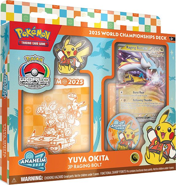 Pokemon Deck 2025 World Championship  Wcd  Yuya Okita: Jp Raging Bolt