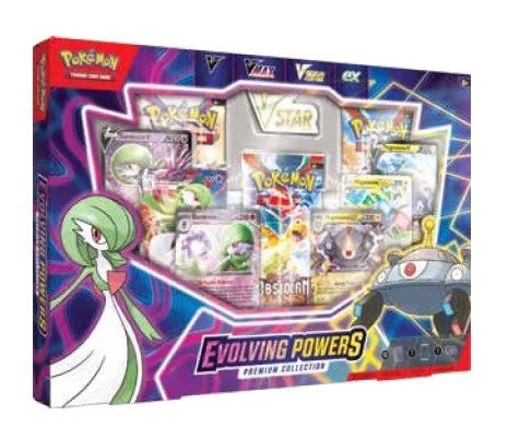 Pokemon  Ex Vmax Box: Evolving Powers Premium Collection  2023     Boosters