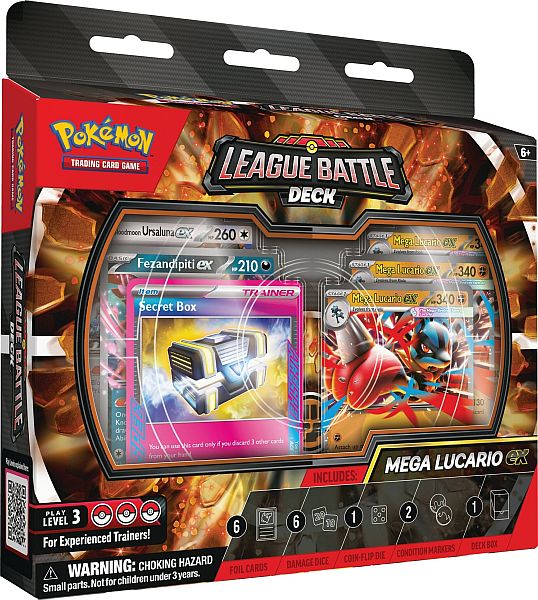 Pokemon League Battle Deck: Mega Lucario Ex  2026