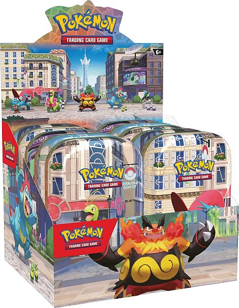 Pokemon Lumiose City Mini Tins Display  10 Mini Tins