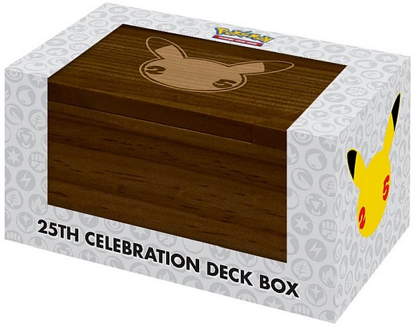 Pokemon Premium Wood Deck Box: 25th Anniversary  Celebrations  Ultra Pro  15775