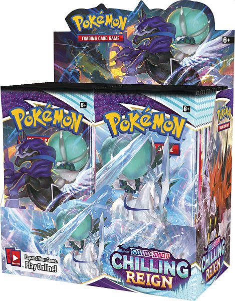 Pokemon Swsh Chilling Reign Booster Box 36 Boosters