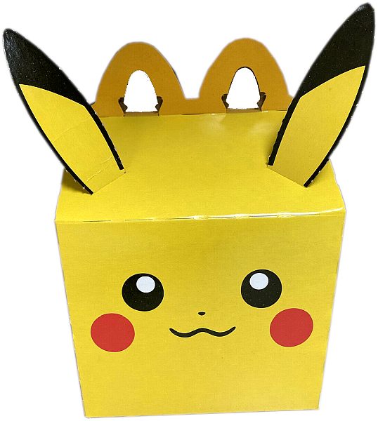 Pokemon 25th Mcdonalds Happy Meal Empty Pikachu Box