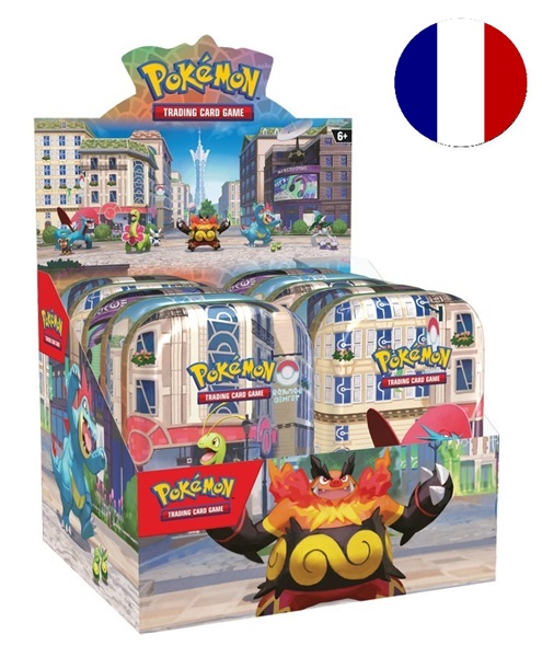 Pokemon Tin Kasse Fransk French 2026 Summer Lumiose City  Mini Tins Display 10 Mini Tins   20 Boosters