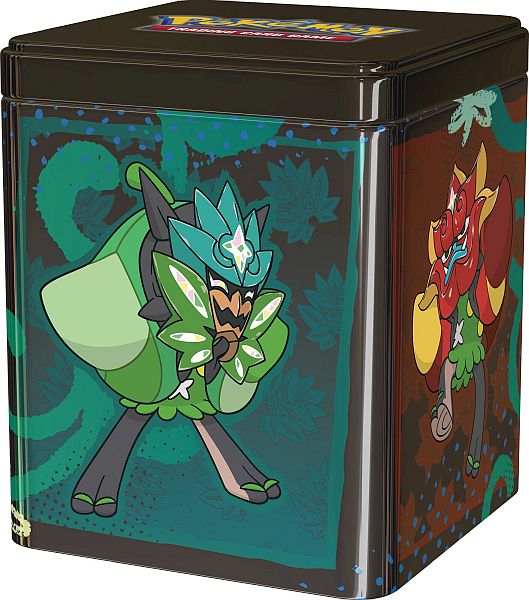 Pokemon Tin Kasse 2025 Stacking Tin Wave  : Ogerpon Stackable Collector   Tin Box    Boosters