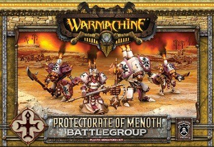 Protectorate Of Menoth: Mk  Ii Battlegroup Box Set    Kreoss    Repenter    Revenger And   Crusader  Pip-32062