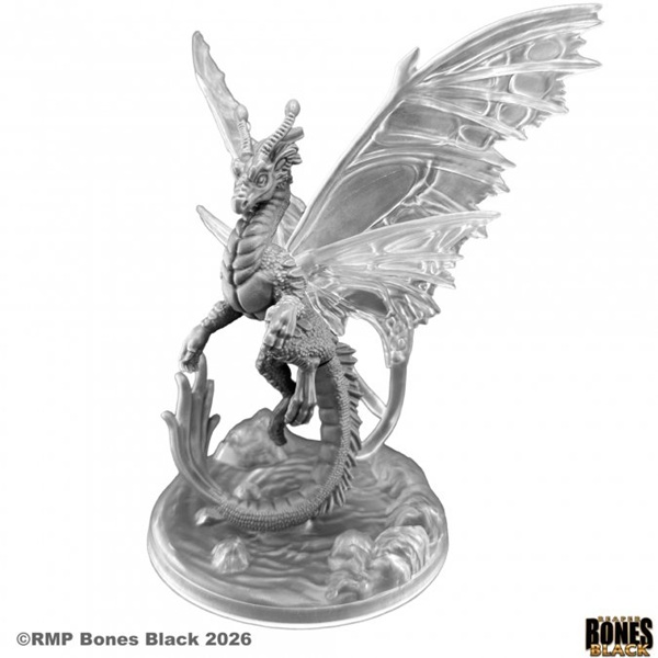 Reaper Bones Black: Shimmerscale  Fairy Dragon Plastic Miniature Boxed Set