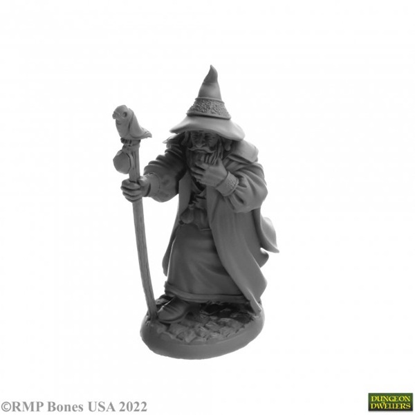 Reaper Bones Usa Dungeon Dwellers: Landol Griwsold  Human Wizard Plastic Miniature
