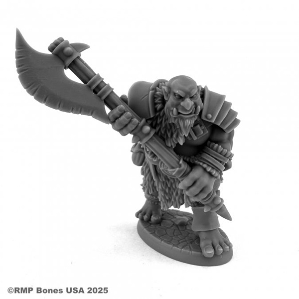 Reaper Bones Usa Dungeon Dwellers: Ogre Bodyguard Plastic Miniature