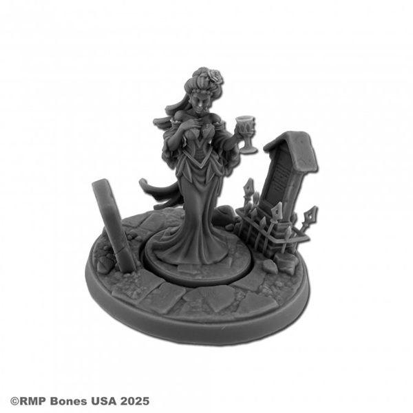 Reaper Bones Usa Dungeon Dwellers: Sadraseth  Vampire Queen Of Sullenhall Plastic Miniature