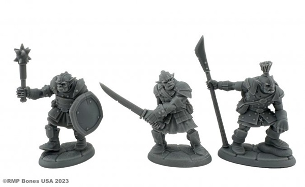 Reaper Bones Usa Dungeon Dwellers: Scarneck Hobgoblins     Plastic Miniatures