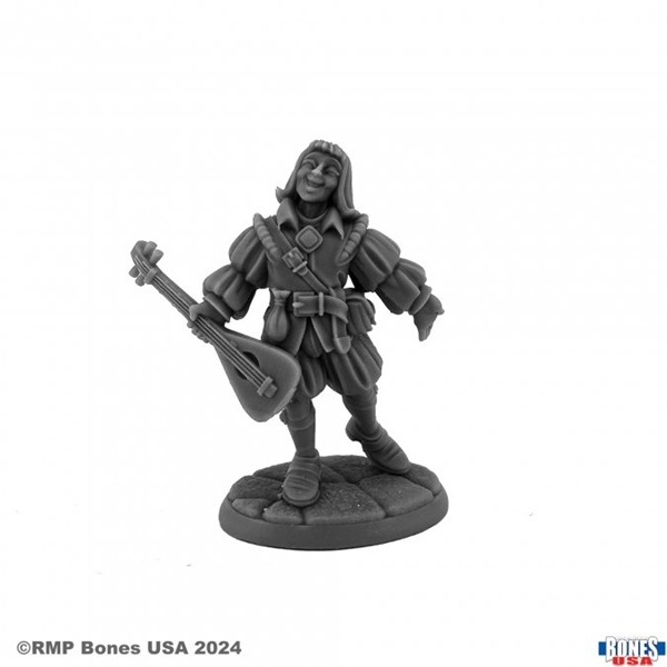 Reaper Bones Usa Reaper Legends: Desmond Idlewild  Male Bard Plastic Miniature