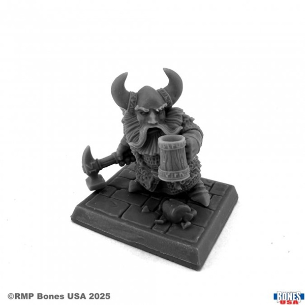 Reaper Bones Usa Reaper Legends: Dwarven Hero Plastic Miniature