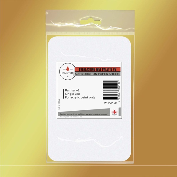 Redgrass Games: 50   Hydration Paper Sheets For Painter Ver