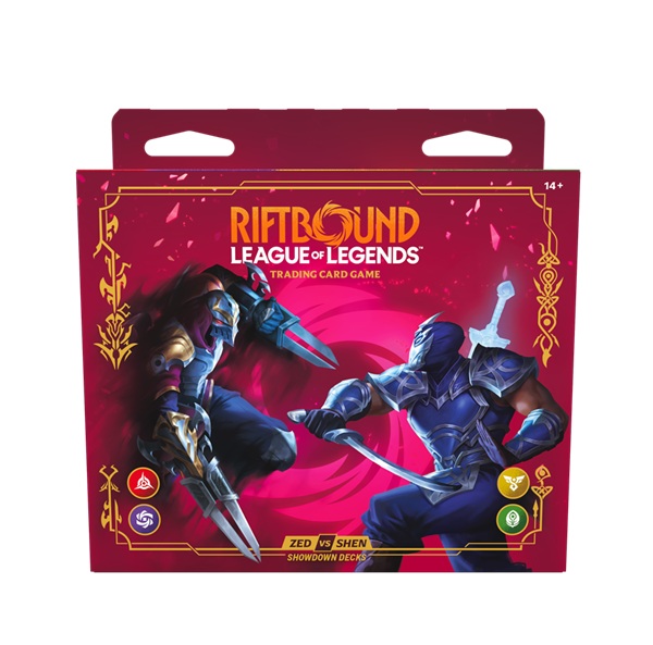 Riftbound: League Of Legends Tcg: Set 04: Vendetta Showdown Deck: Zed Vs Shen