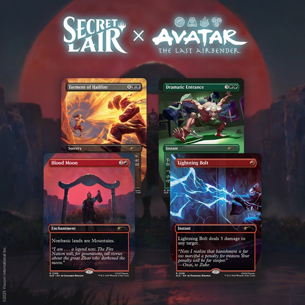 Secret Lair Drop Series  2025 : Avatar: The Last Airbender Superdrop: Secret Lair   Avatar: The Last Airbender   Everything Changed  Regular