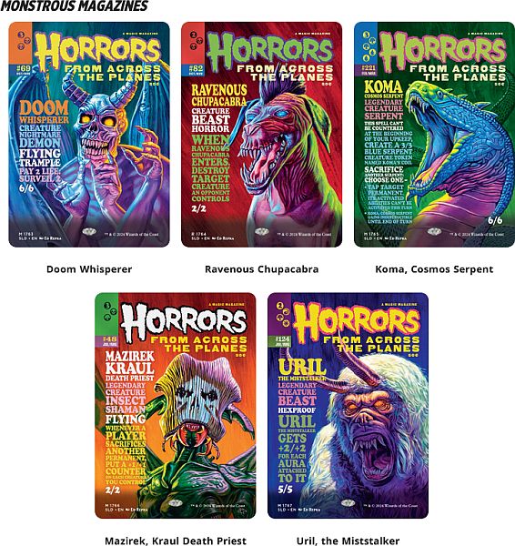 Secret Lair Drop Series  2024 : Camp Totally Safe Superdrop: Monstrous Magazines  Regular