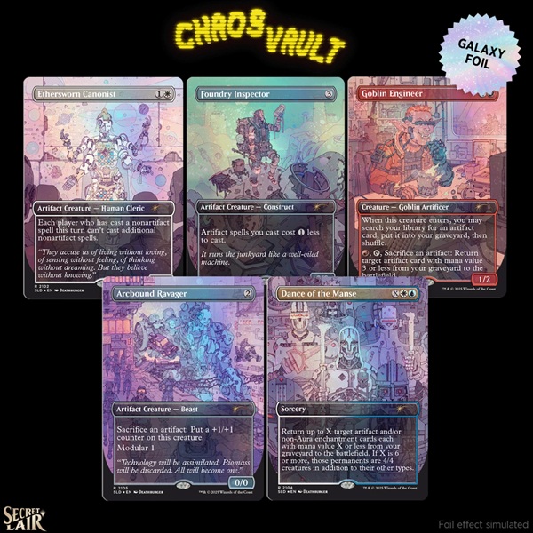 Secret Lair Drop Series  2025 : Chaos Vault: Featuring: Deathburger  Galaxy Foil
