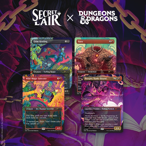 Secret Lair Drop Series  2026 : Roll For Initiative Superdrop: Secret Lair   Dungeons   Dragons: Shadows Over Baldur   Gate  Regular