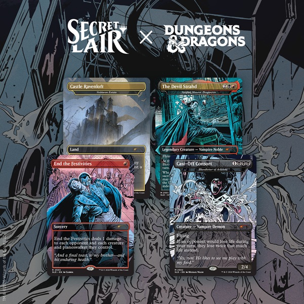 Secret Lair Drop Series  2026 : Roll For Initiative Superdrop: Secret Lair   Dungeons   Dragons: Strahd   Descent  Regular