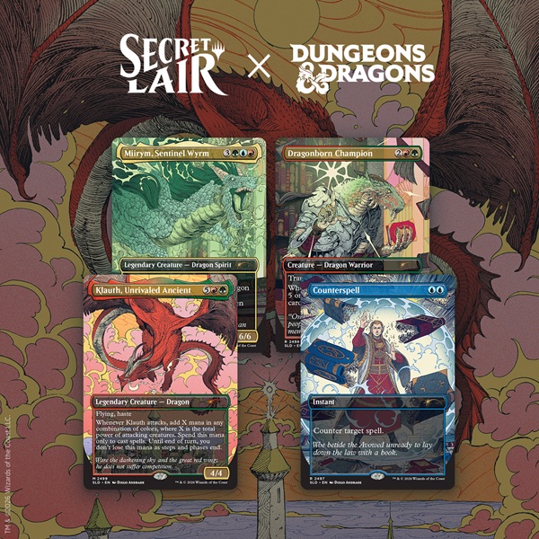 Secret Lair Drop Series  2026 : Roll For Initiative Superdrop: Secret Lair   Dungeons   Dragons: Whispers In Candlekeep  Regular