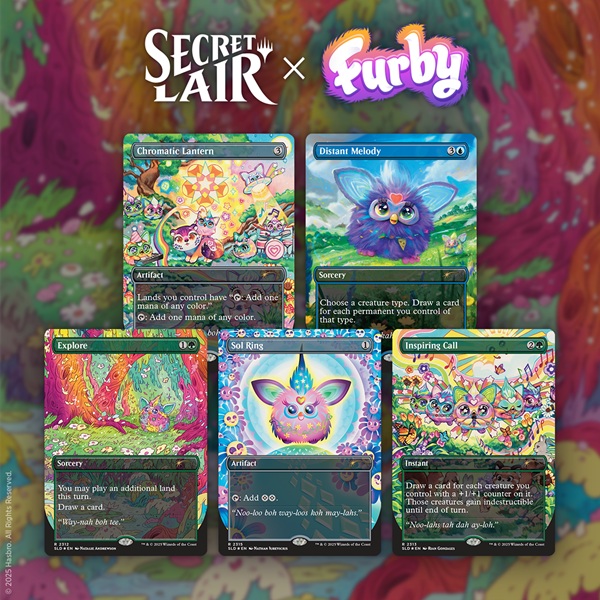 Secret Lair Drop Series  2025 : Secret Scare Superdrop: Secret Lair   Furby: Doo-ay Noo-lah 226 128 139   Regular