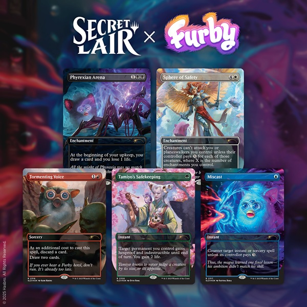 Secret Lair Drop Series  2025 : Secret Scare Superdrop: Secret Lair   Furby: Furbys: The Gathering  Regular