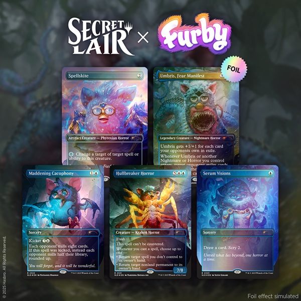 Secret Lair Drop Series  2025 : Secret Scare Superdrop: Secret Lair   Furby: The Oddbodies  Foil