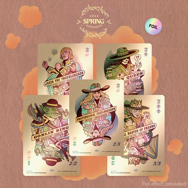 Secret Lair Drop Series  2024 : Spring Superdrop: Poker Faces  Foil