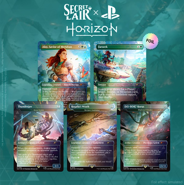 Secret Lair Drop Series  2025 : The Playstation Superdrop: Secret Lair   Horizon: Into The Forbidden West  Foil