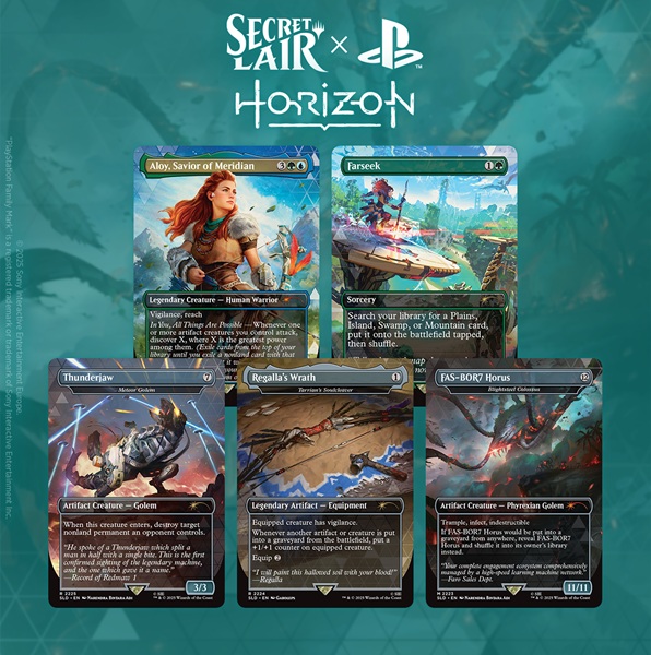 Secret Lair Drop Series  2025 : The Playstation Superdrop: Secret Lair   Horizon: Into The Forbidden West  Regular