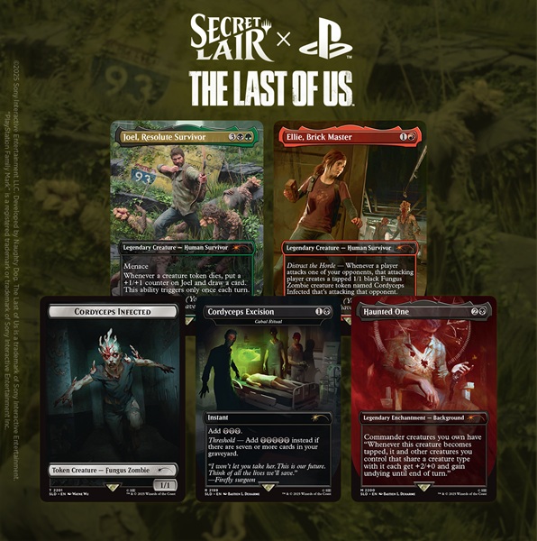 Secret Lair Drop Series  2025 : The Playstation Superdrop: Secret Lair   The Last Of Us Part    Regular