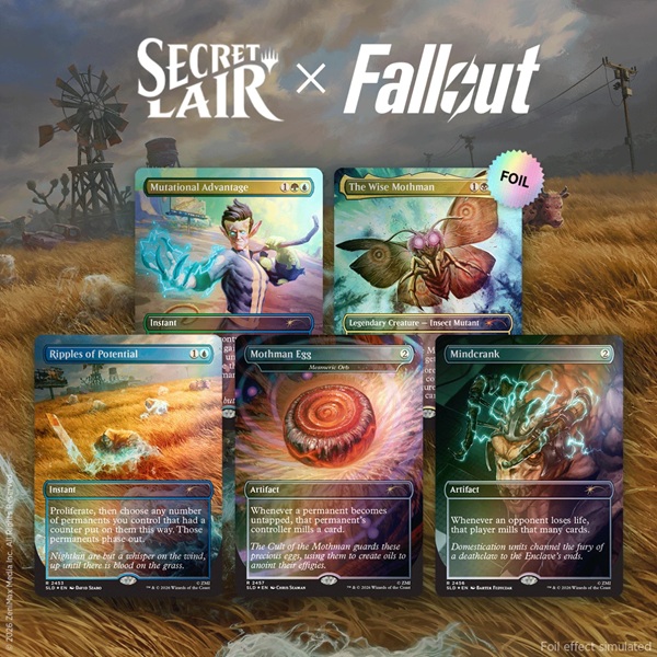 Secret Lair Drop Series  2026 : The Rad Superdrop: Secret Lair   Fallout: Rad  Foil