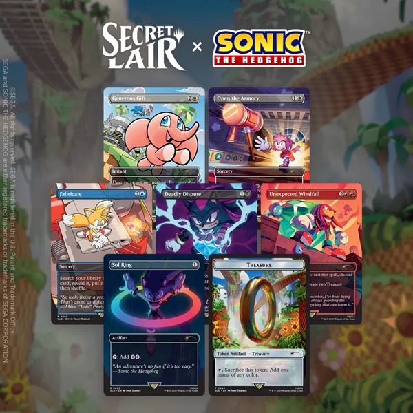 Secret Lair Drop Series  2025 : The Sonic Superdrop: Secret Lair   Sonic: Chasing Adventure  Regular