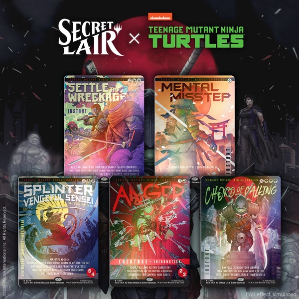 Secret Lair Drop Series  2026 : Totally Tubulair Superdrop: Secret Lair   Teenage Mutant Ninja Turtles: The Last Ronin  Foil