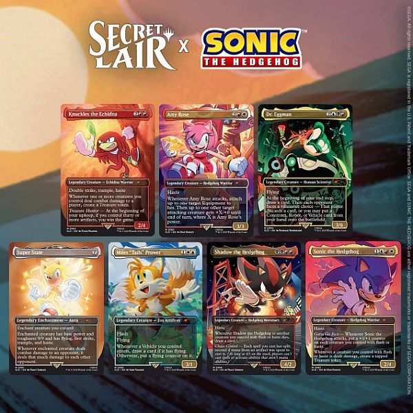 Secret Lair: Secret Lair   Sonic: Friends   Foes  Regular