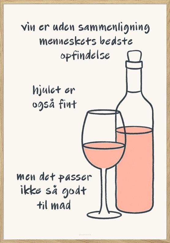 Sjov Vinplakat Den Bedste Opfindelse