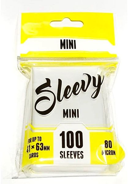 Sleevy Mini Sleeves 41x63mm: Clear  Transparent   100 Kortlommer