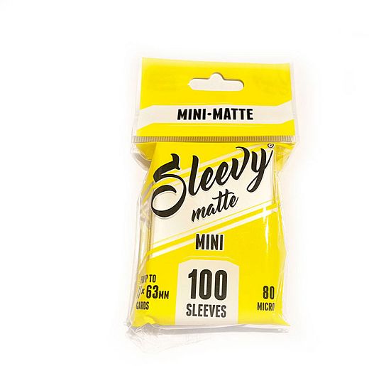 Sleevy Mini Sleeves 41x63mm: Matte  100 Kortlommer