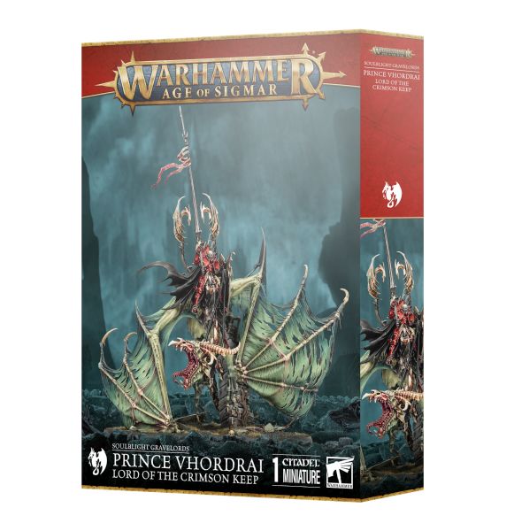 Soulblight Gravelords Prince Vhordrai  Lord Of The Crimson Keep Revenant Draconith 99120207177