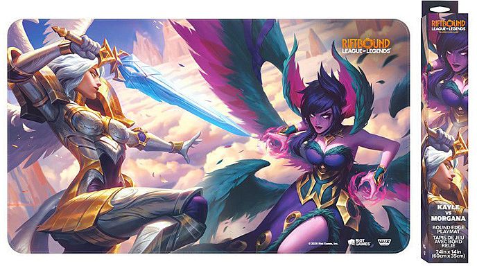 Spillem 195 165 Tte  Playmat  Riftbound: League Of Legends Tcg: Set 04: Vendetta   : Kayle Vs Morgana