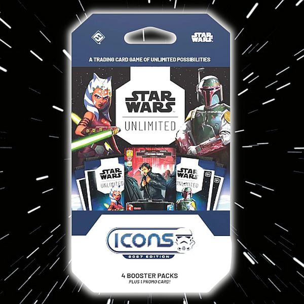 Star Wars: Unlimited Tcg Icons 2027 Edition Booster   Card  -pack  Sleeved Blister